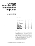 Contest Solos For The Intermediate Timpanist