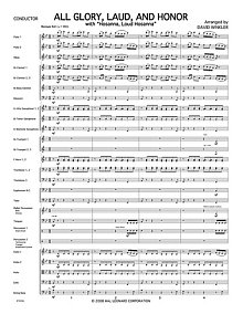 All Glory, Laud, And Honor (with Hosanna, Loud Hosanna) - Full Score 