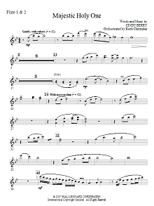 Majestic Holy One - Flute 1,2 