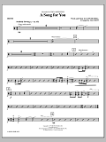 A Song For You (arr. Mac Huff) - Drums