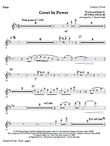 Great In Power - Flute 