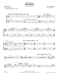 October - Percussion