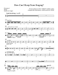 How Can I Keep from Singing (arr. Matt and Adam Podd) - Percussion
