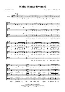 White Winter Hymnal (arr. Ben See) 