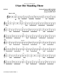 I Saw Her Standing There (arr. Kirby Shaw) - Guitar