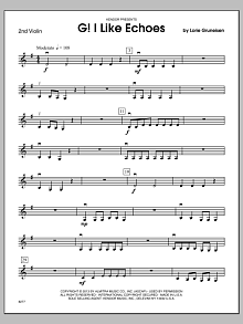 G! I Like Echoes - 2nd Violin 
