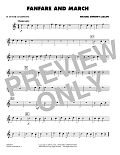 Fanfare And March - Bb Tenor Saxophone