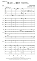 Sing of a Merry Christmas (Full Orchestra) - Score