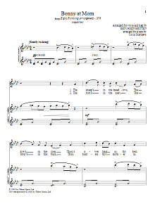 Bonny at morn (from Eight Folksong Arrangements - 1976) 
