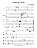Sonatine In C Major