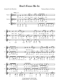 Don't Fence Me In (arr. Jane Edwardson)