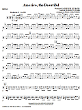 America, The Beautiful - Drums