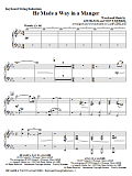 He Made A Way In A Manger - Keyboard String Reduction