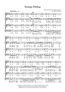 Teenage Dirtbag (arr. Alison Crutchley) 