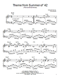 Theme From Summer Of '42 (The Summer Knows)