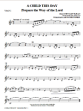 A Child This Day - Violin 2