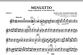 Menuetto (from Symphony Concertante) - Violin 1