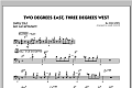 Two Degrees East, Three Degrees West - Sample Solo - Bass Clef Instr.