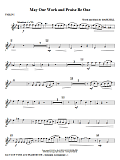 May Our Work And Praise Be One - Violin 1