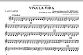 Viva La Vida - Eb Alto Clarinet