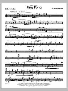 Ping Pong - Baritone Sax 