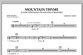 Mountain Thyme - Percussion 1