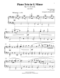 Piano Trio In G Minor, Op. 17, 1st Mvmt (arr. Melody Bober)
