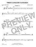 Three Concert Fanfares - Mallet Percussion