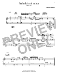 Prelude In A Minor, BWV 931