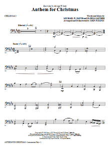Anthem for Christmas - Cello 1,2 