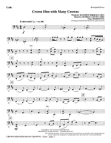 Crown Him with Many Crowns - Cello 