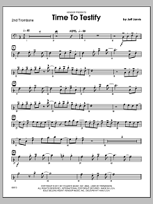 Time To Testify - Trombone 2 