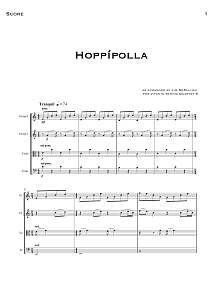 Hoppípolla (arr. Jim McMillen) - Full Score 