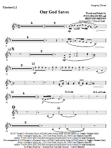 Our God Saves - Bb Clarinet 1 & 2 