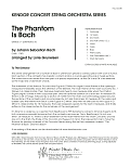 The Phantom Is Bach - Full Score