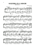 Mazurka, Op. 68, No. 2