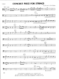 Concert Piece For Strings - Cello