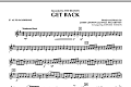 Get Back - Eb Alto Saxophone