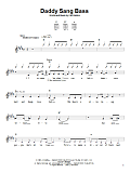 Daddy Sang Bass