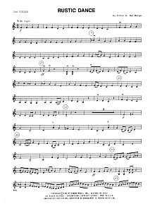 Rustic Dance - 2nd Violin 