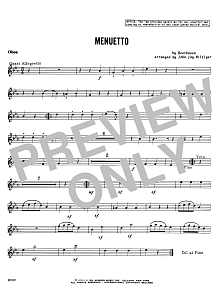 Menuetto - Oboe 