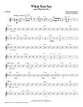 What You Say (and What You Do) - Guitar