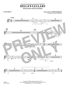 Bella's Lullaby (from Twilight) - Bb Trumpet 2 