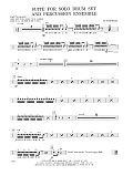 Suite For Solo Drum Set & Percussion Ensemble - Percussion 2