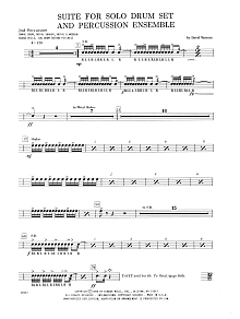 Suite For Solo Drum Set & Percussion Ensemble - Percussion 2 