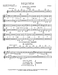 Requiem (Complete Orchestration) - Bb Trumpet 1,2