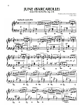 June: Barcarolle, Op. 37a/b