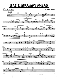 Basie-Straight Ahead (Educational Version - Simplified) - 2nd Eb Alto Saxophone