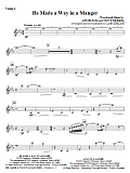 He Made A Way In A Manger - Violin 2