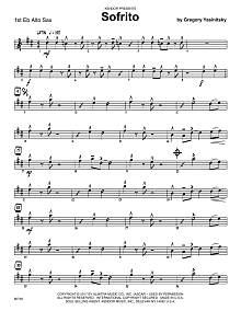 Sofrito - 1st Eb Alto Saxophone 